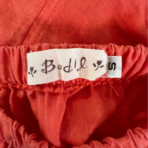 Coral Linen Maxi Skirt - Picture 6 of 8